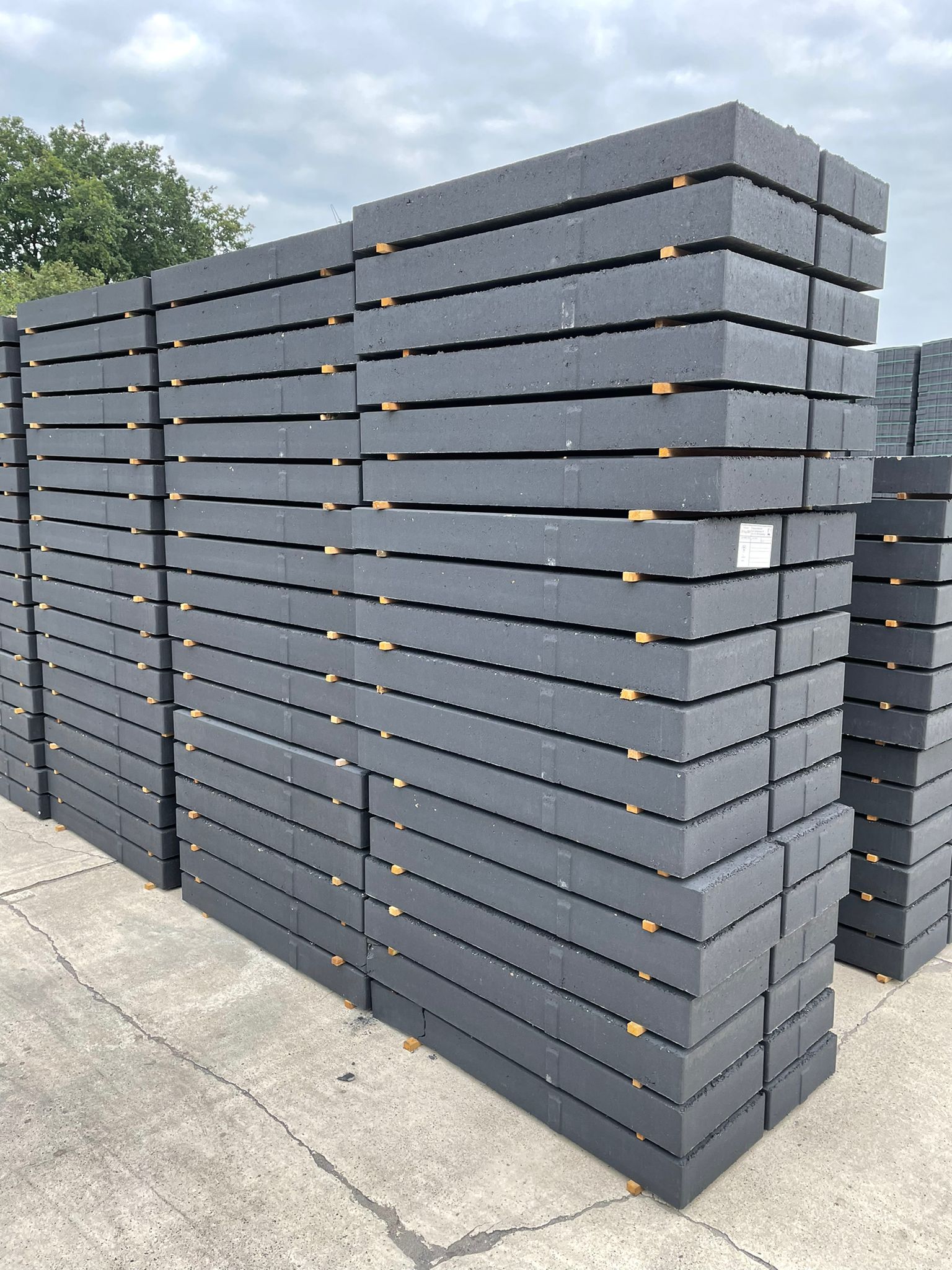 Concrete slab 120x80x12cm - Anthracite - photos 3