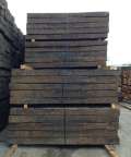 Reclaimed railway sleepers 260x15x25cm - photos 1